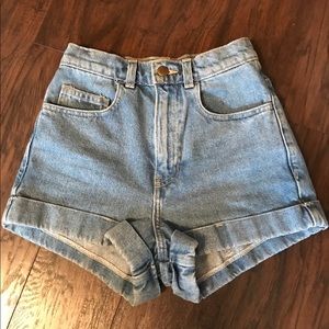 American Apparel Vintage Denim Shorts
